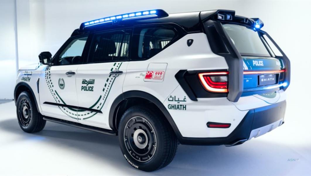 عکس خودرو W Motors غیاث برای پلیس دوبی